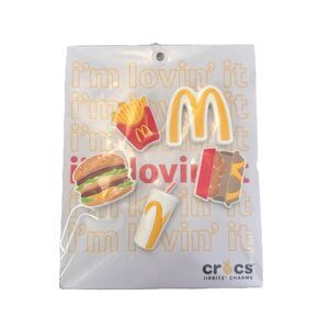 McDonalds Croc‎ Charms Set Jibbitz Fry Arch Shake Nuggets Big Mac Auth Official